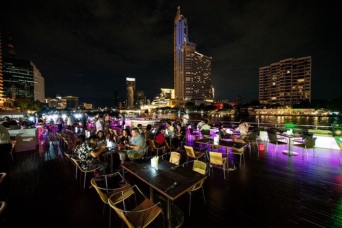 5 Star Luxury Bangkok Dinner Cruise On Wonderful Pearl Cruise - The Grand Palace at night: big-city spectacle with old-king energy