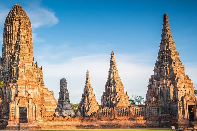 Afternoon Ayutthaya heritage site & River Boat Ride at Sunset - Wat Chaiwatthanaram (Stop 3): Riverside Symmetry and Khmer-Style Prang Views