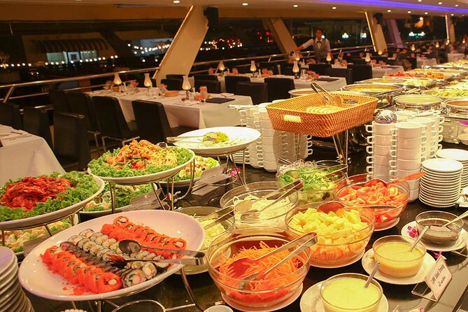 Amazing Sunset Dinner Cruise by Chao Phraya Princess (SHA Plus) - Watching Wat Arun and the Grand Palace light up from the water