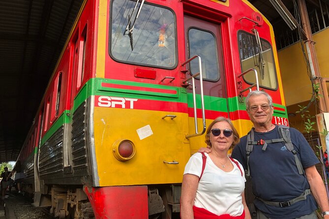 Amphawa and Railway Markets with Boat Ride Group Tour - Ban Kalong Station and the salt-farm calm before the spectacle