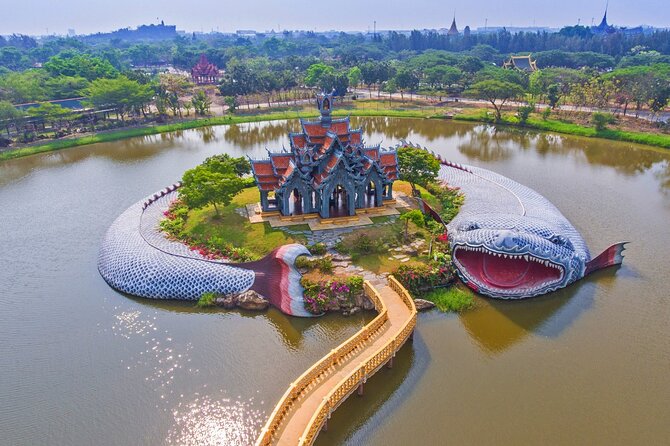 Ancient City Bangkok and Erawan Museum Tickets - Erawan Museum: the three-headed elephant and its Underworld-to-Heaven layout
