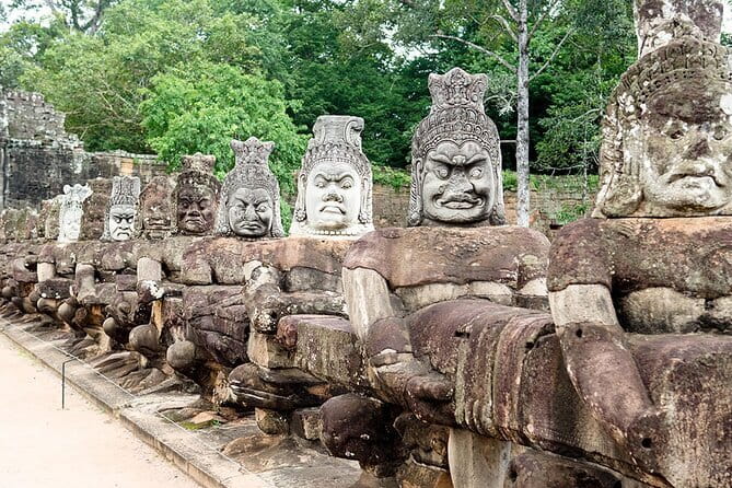 Angkor Wat 2-Day Tour from Bangkok - Angkor Thom route: South Gate, Bayon, and Ta Prohm in a tight loop