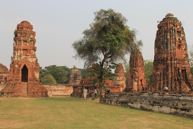 Ayutthaya Day Tour By Coach and Cruise - Wat Mahathat: the Buddha head in the roots