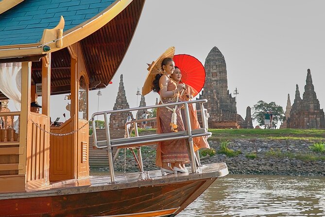 Ayutthaya Sunset Discovery, Boat Ride, Iconic Spots, Local Market - Wat Yai Chai Mongkol: The Chedi and the Calm Start