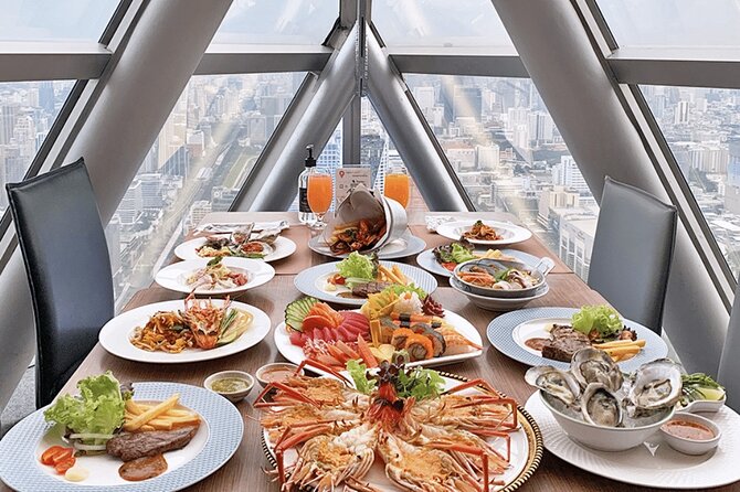 Baiyoke Sky Hotel Buffet Ticket with Observation Deck in Bangkok - Rooftop Bar on the 83rd Floor: The Included Drink Moment