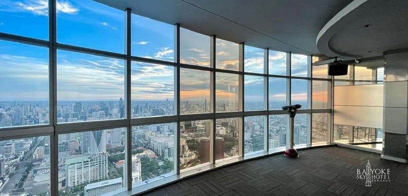 Bangkok: Baiyoke Sky Hotel Observatory Entry Ticket & Drink - The 84th-floor Revolving View Point: the wow factor, if weather cooperates