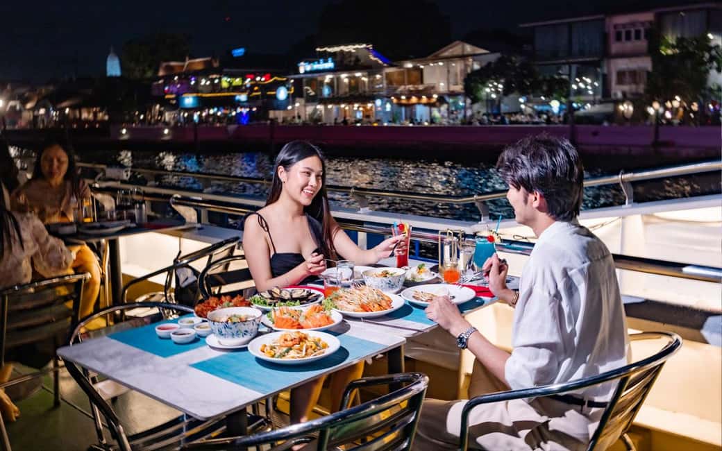 Bangkok: Carnival Dinner Cruise with Free-Flow Beer & Buffet - Riverside Carnival Dinner Cruise: the basic idea