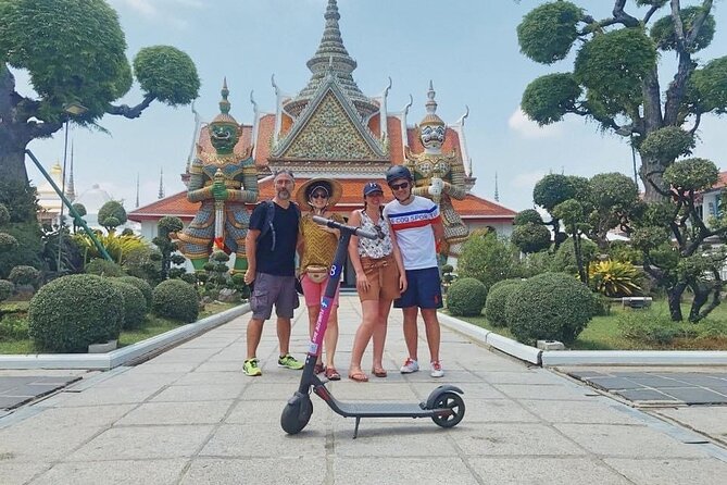 Bangkok Classic E-Scooter &/or Bike Trip - Start on the River Path and Do the Boat-Only Crossing