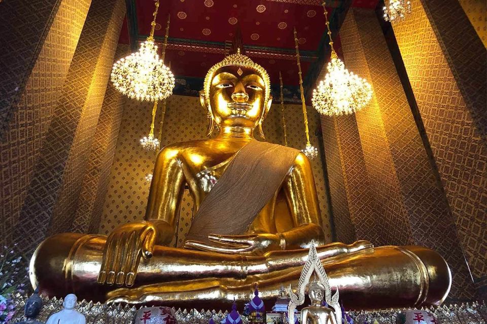 Bangkok: Historical Temples Tour & Hidden Bar at Sunset - Pak Khlong Talat after-hours: flowers, pace, and photo timing
