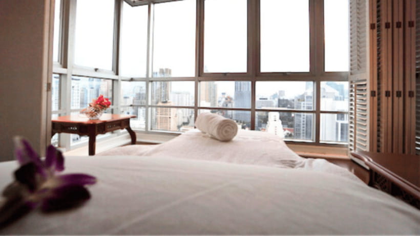 Bangkok: Let's Relax Bangkok Ploenchit Spa Experience - Entering the 30th-Floor Ploenchit Spa With Skyline Views