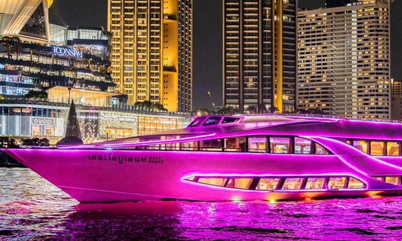 Bangkok: Luxury Dinner Cruise on Chao Phraya River - Views of the Chao Phraya at Night: Landmarks, Bridges, and City Glow