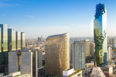 Bangkok Mahanakhon SkyWalk Entry ticket with Photo & Skyverse - Entering the building fast: ticket codes and paper checks that matter
