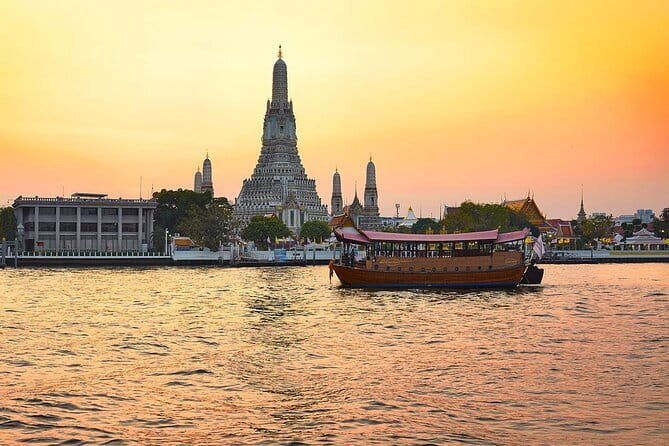 Bangkok Manohra Cruise Sunset Dining on Chao Phraya River - Key things to know before you go