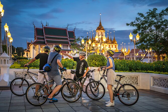 Bangkok: Night Bike Tour with Temples & Flower Market Visit - Rama VIII to the Ferry: How the Chao Phraya Changes the Whole Night