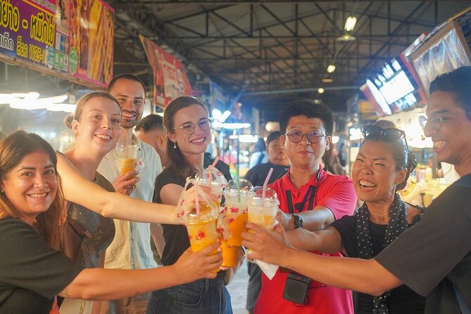 Bangkok Night Market Tour Dinner and Vintage Find - Talad Rot Fai Srinakarin: vintage shopping in a retro rail-market setting