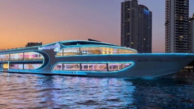 Bangkok: The Planet Cruise with Option Hotel Transfer - The Planet ship: rooftop open-air space for night views
