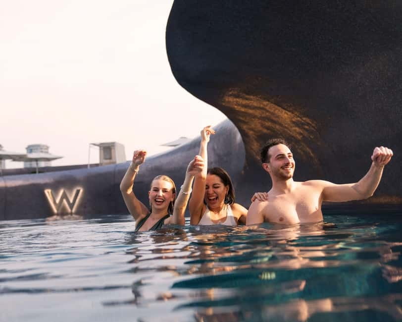 Bangkok: W Hotel Pool & Gym Experience - WET outdoor pool from 9AM to 9PM: swim, sip, reset