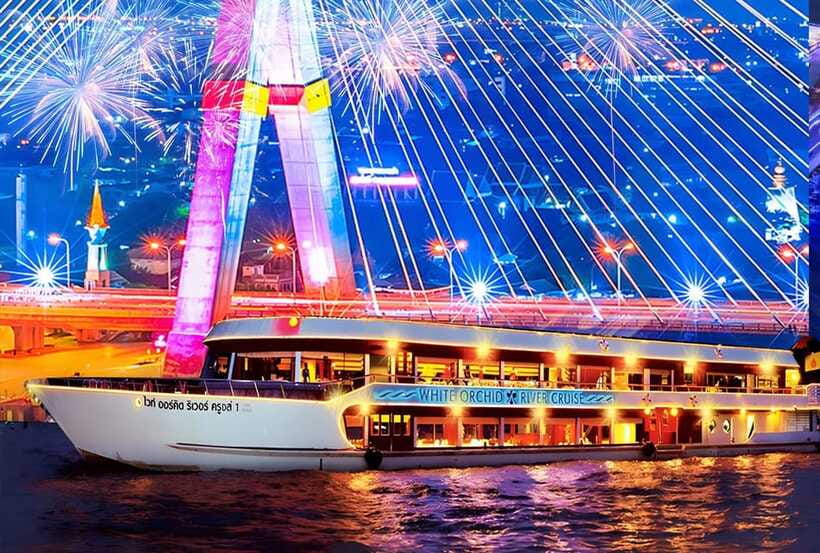 Bangkok: White Orchid Chao Phraya Dinner Cruise free Beer - Getting there without stress: no hotel pickup and Bangkok traffic