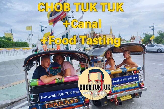 CHOB TUK TUK + Canal + Food Tasting - Bangkok City Pillar Shrine and royal-temple vicinity: quick but iconic