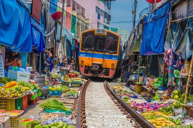 Damnoen Saduak Floating Market & Railway Market Tour from Bangkok - Key highlights at a glance