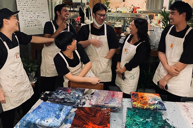 Davids head Art Workshop - The 3-hour flow: what happens after you check in