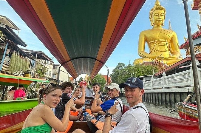 Discover Hidden Bangkok with Longtail Boat Tour - On the Water: Big Buddha at Wat Paknam From a Real Canal Angle
