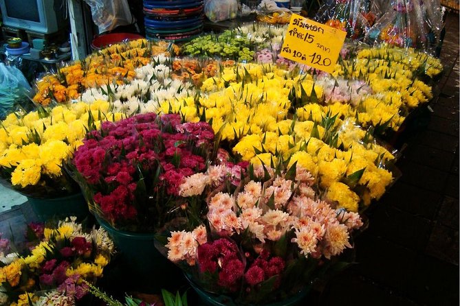 Floating Market - Train Market - Flower Market and China Town - Pak Khlong Flower Talat Original: wholesale energy and fresh-cut color