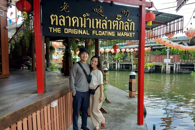 Floating & Railway Markets and Erawan Waterfall [Optional Luxury] - The Mae Klong Railway Market train ride: the fun kind of chaos