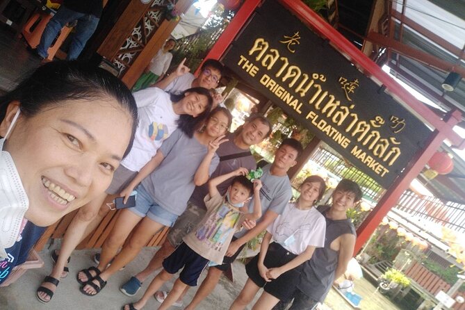 Floating & Railway Markets and Erawan Waterfall [Optional Luxury] - Death Railway and River Kwai Bridge at the end of the day