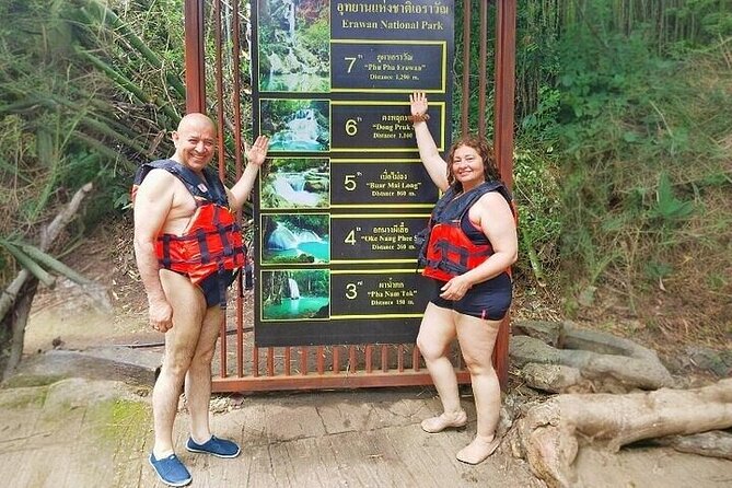 Kanchanaburi Day Trip: WWII Death Railway & Erawan Falls - Erawan National Park: swim time, emerald pools, and tiered hikes