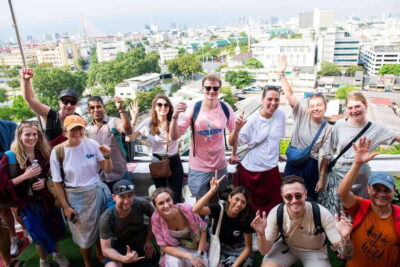 Mad Monkey Bangkok City Session - Walking Tour - Wat Bowonniwet Vihara: where respect and small details matter