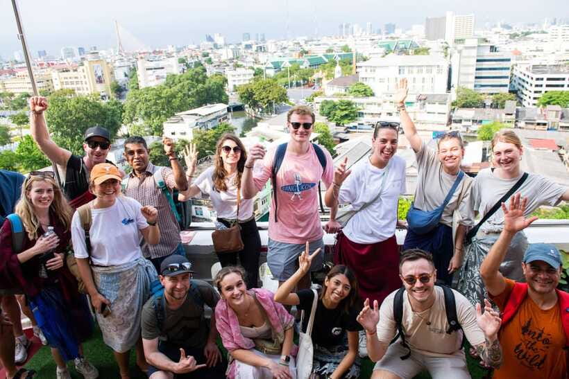 Mad Monkey Bangkok City Session - Walking Tour - Golden Mountain: where viewpoint time pays off