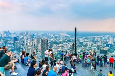 Mahanakhon SkyWalk Entry Ticket - 74th Floor digital screens and AR landmarks you can actually use