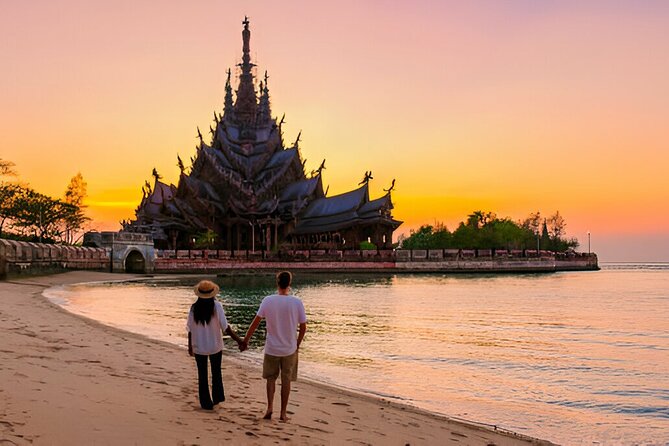 Pattaya Private Day Tour from Bangkok or Pattaya - Khao Chi Chan (Buddha Mountain): seeing the golden face on limestone