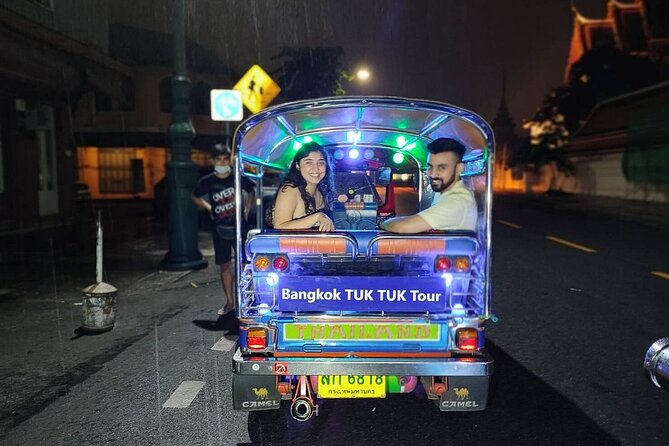 Private Bangkok Night City Tour by Tuk-Tuk with Thai Food - Dinner at a local restaurant: Thai food as part of the route, not a bonus