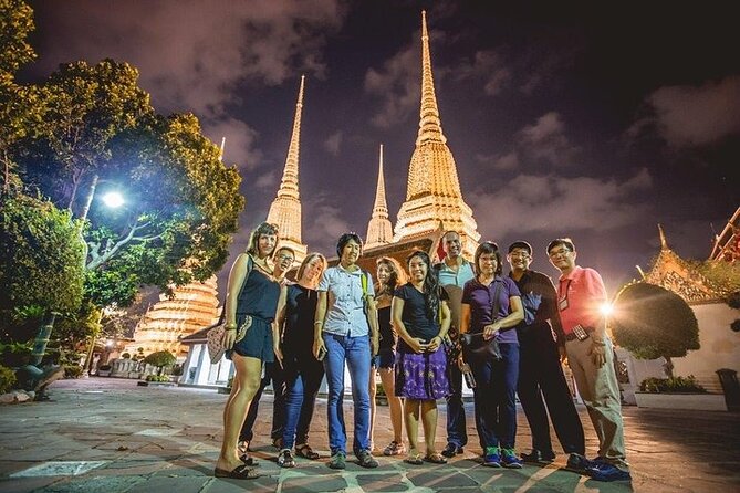 Private Bangkok Night City Tour by Tuk-Tuk with Thai Food - Pak Khlong Talat flower market at night: a 24-hour Bangkok stop