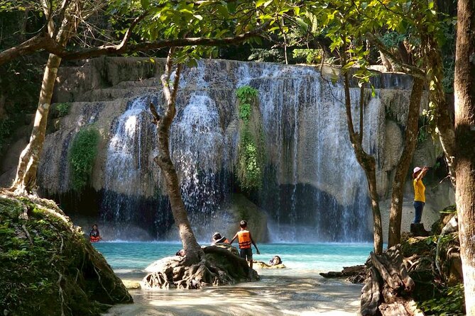 Private Tour to Erawan Waterfall and Boat Tour in Kanchanaburi - Phra That Si Mueang Kan Chedi near Wat Tham Khao Poon