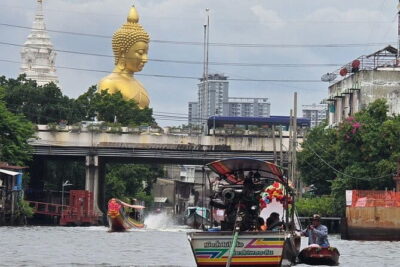 Private Tour to Pho Temple, Arun Temple and Canal Tour - Tha Tien Pier canal cruise: stilt houses, real life, and quiet water