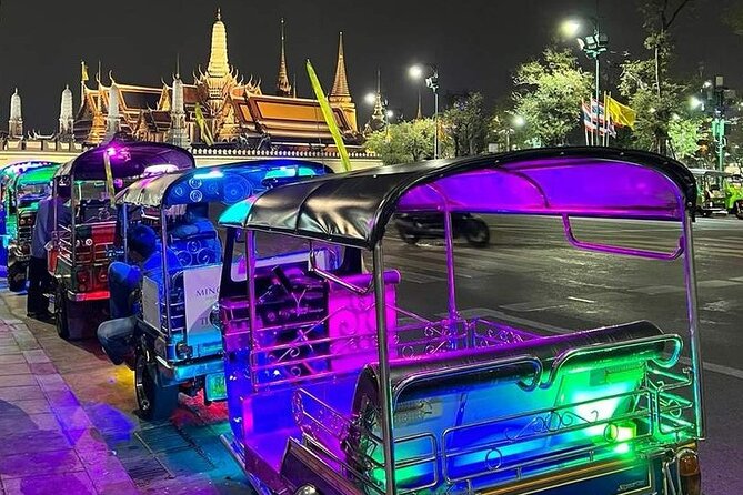 Private Tuk Tuk Night Adventure with Dinner - Grand Palace Photo Stop: See It Without Entering