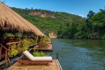 River Kwai Jungle Rafts: 2-Day Kanchanaburi Escape from Bangkok - River Kwai Bridge Photos, Then a Long-Tail Boat Ride