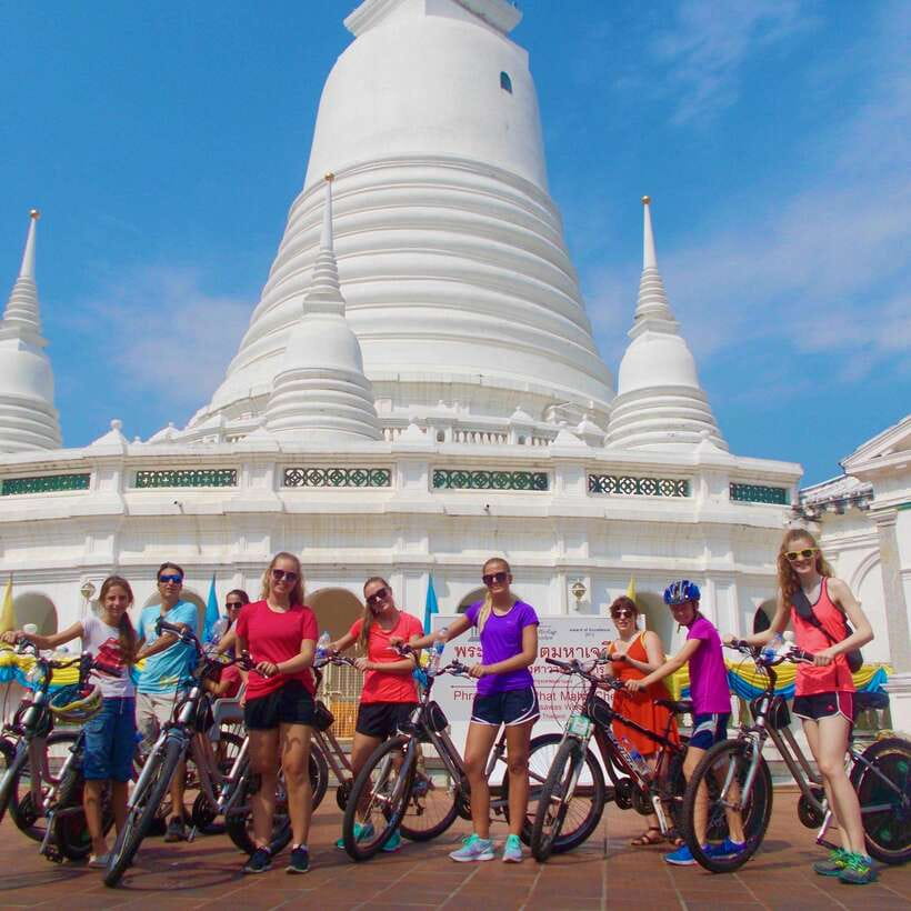 Thai culture and Bangkok local life guided bike tour - Chinatown stops: market energy plus real snack time