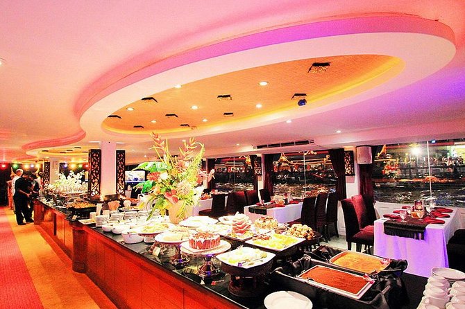 The Chaophraya Cruise : LUXURY 5 STAR Dinner Cruise Program - Dinner on board: what the buffet is like in real terms