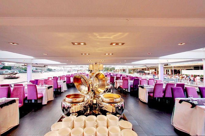 The Chaophraya Cruise : LUXURY 5 STAR Dinner Cruise Program - The 2-hour cruise rhythm on the Chao Phraya at night