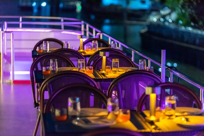 The Newest Luxury 5 Star Bangkok Chaophraya Dinner Cruise - Live Thai Classical Dance and Modern Music Energy