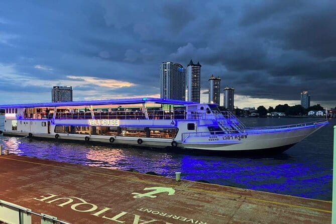 Vela Dinner Buffet Cruise with Bangkok Night Views and Shows - Key highlights before you go