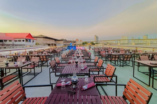 White Orchid Sunset Dinner Cruise Calypso Ladyboy Cabaret Show - Halal Buffet Dinner and Live Music: eat smart on a moving boat